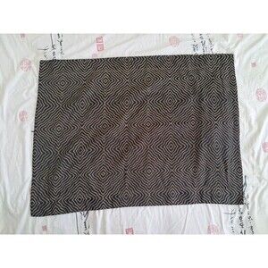 Thomas O'Brien Vintage Modern Standard Polyester Cotton Pillow Case Black Gold